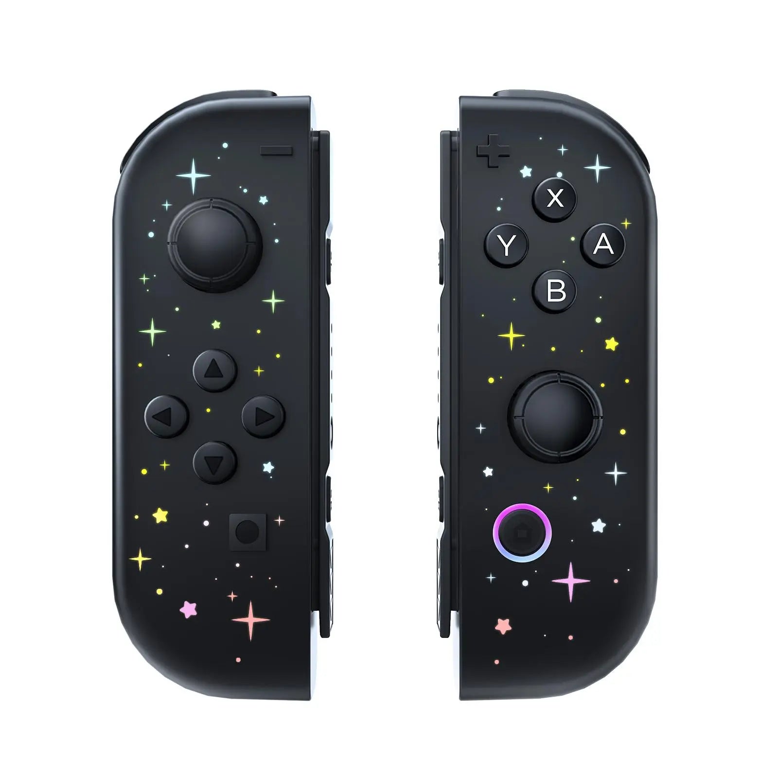 POGRIKO RGB Controller L/R Joy Cons Switch Wireless Controller for Switch/Lite/Oled Consoles, for Gameplay- Stars