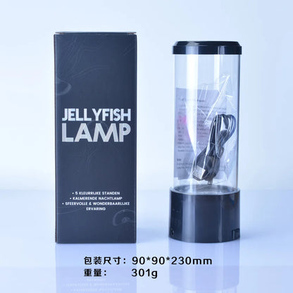 7-Color LED Jellyfish Lamp - USB & Battery Operated Fantasy Aquarium Night Light for Home and Bedroom Décor