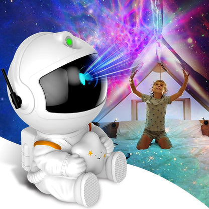 Astronaut Galaxy Projector Lamp – LED Nebula & Star Ceiling Light for Bedroom, Gaming Setup & Room Decor