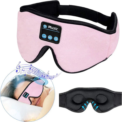 HITOZON Wireless Sleep Headphones with 3D Eye Mask - Ultra-Thin HD Stereo Speakers, Unisex Bluetooth Sleep Aid Products, Tech Gadgets for Insomnia, Travel