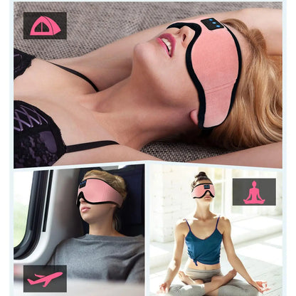 HITOZON Wireless Sleep Headphones with 3D Eye Mask - Ultra-Thin HD Stereo Speakers, Unisex Bluetooth Sleep Aid Products, Tech Gadgets for Insomnia, Travel